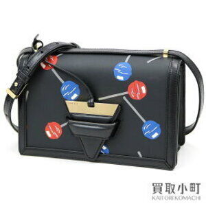 Loewe Lollipop Candy Barcelona Bag Black Calfskin Leather Shoulder